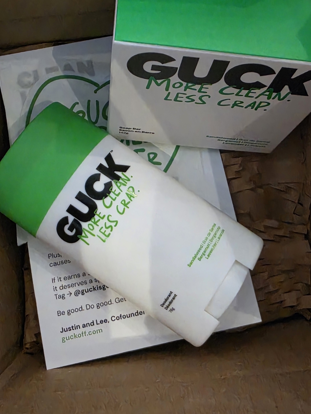 Men's Stick Deodorant & Bar Soap Set — Sandalwood